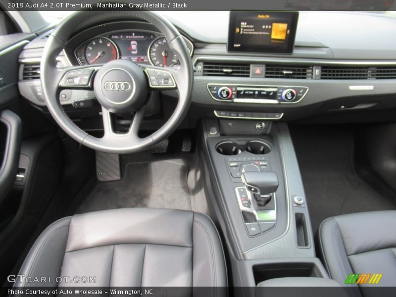 Manhattan Gray Metallic / Black 2018 Audi A4 2.0T Premium