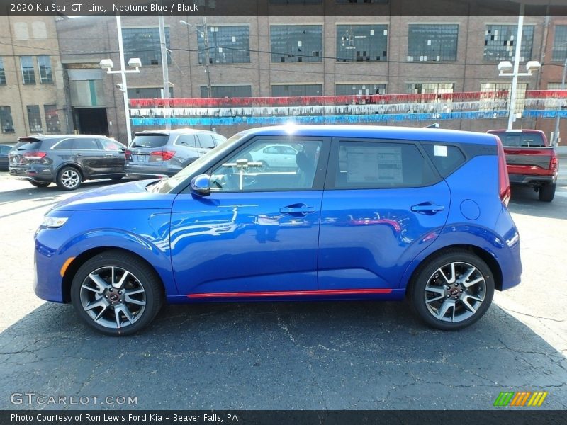 Neptune Blue / Black 2020 Kia Soul GT-Line