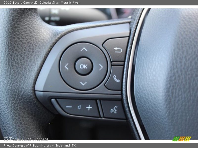 Celestial Silver Metallic / Ash 2019 Toyota Camry LE