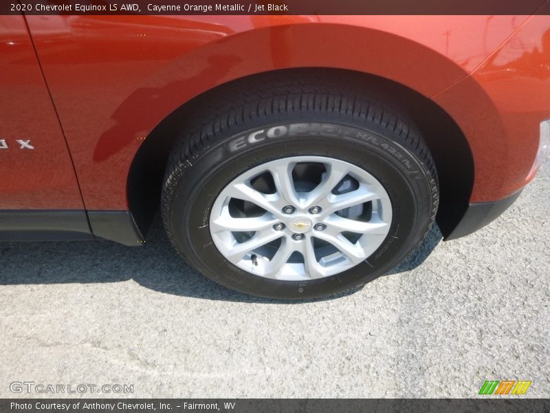 Cayenne Orange Metallic / Jet Black 2020 Chevrolet Equinox LS AWD