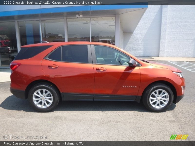 Cayenne Orange Metallic / Jet Black 2020 Chevrolet Equinox LS AWD