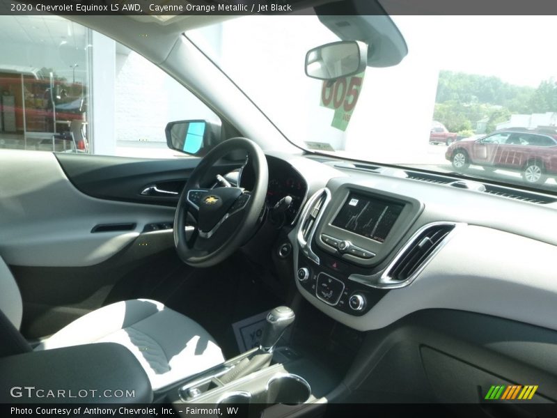 Cayenne Orange Metallic / Jet Black 2020 Chevrolet Equinox LS AWD