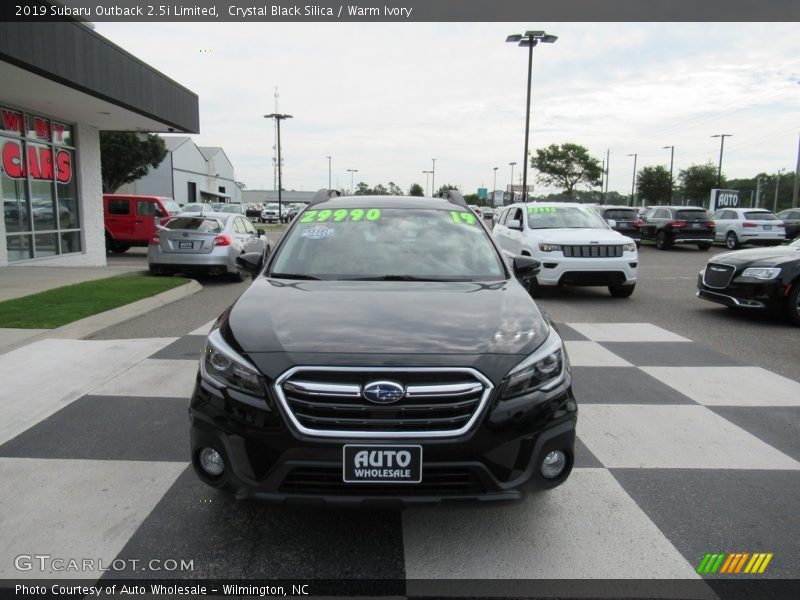 Crystal Black Silica / Warm Ivory 2019 Subaru Outback 2.5i Limited