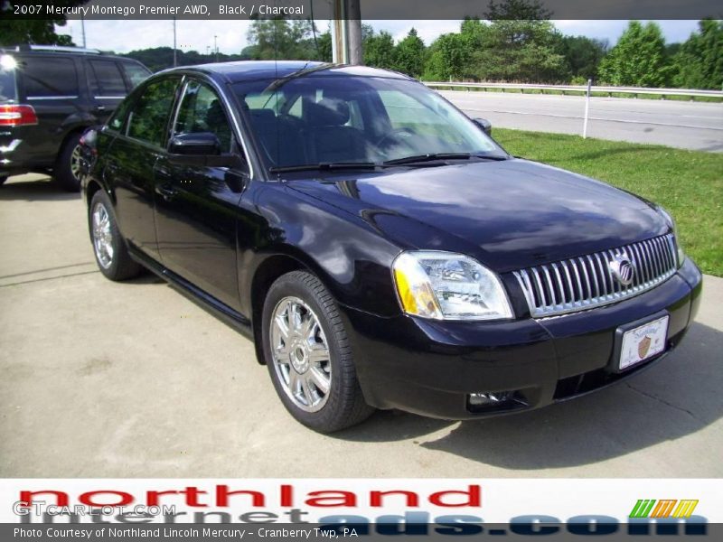 Black / Charcoal 2007 Mercury Montego Premier AWD