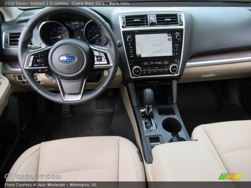 Crystal Black Silica / Warm Ivory 2019 Subaru Outback 2.5i Limited