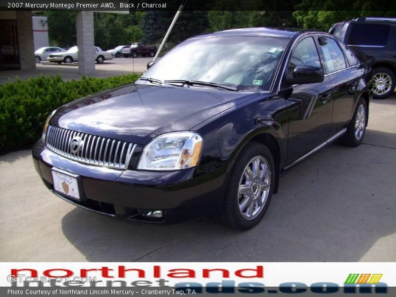 Black / Charcoal 2007 Mercury Montego Premier AWD