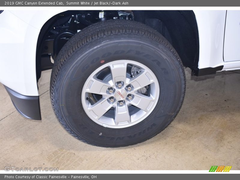 Summit White / Jet Black/­Dark Ash 2019 GMC Canyon Extended Cab