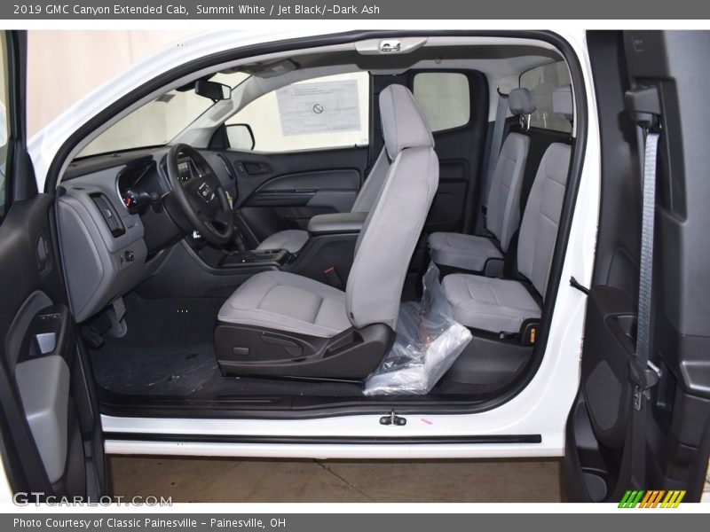 Summit White / Jet Black/­Dark Ash 2019 GMC Canyon Extended Cab