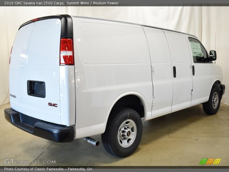 Summit White / Medium Pewter 2019 GMC Savana Van 2500 Cargo