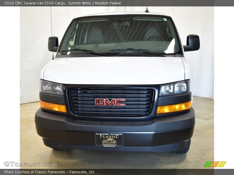 Summit White / Medium Pewter 2019 GMC Savana Van 2500 Cargo