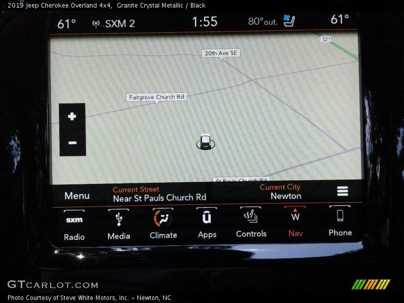 Granite Crystal Metallic / Black 2019 Jeep Cherokee Overland 4x4