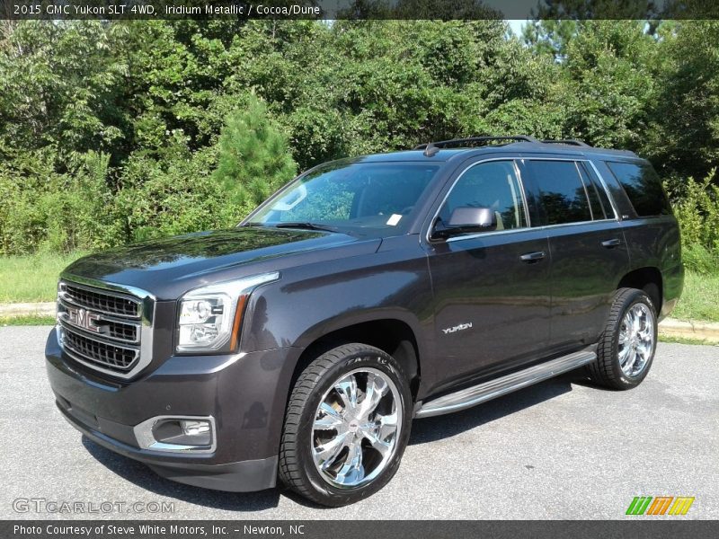Iridium Metallic / Cocoa/Dune 2015 GMC Yukon SLT 4WD