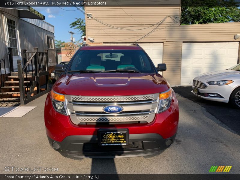 Ruby Red / Medium Light Stone 2015 Ford Explorer 4WD