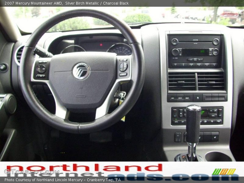 Silver Birch Metallic / Charcoal Black 2007 Mercury Mountaineer AWD