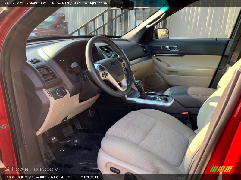 Ruby Red / Medium Light Stone 2015 Ford Explorer 4WD
