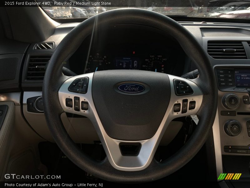 Ruby Red / Medium Light Stone 2015 Ford Explorer 4WD