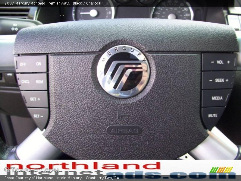 Black / Charcoal 2007 Mercury Montego Premier AWD