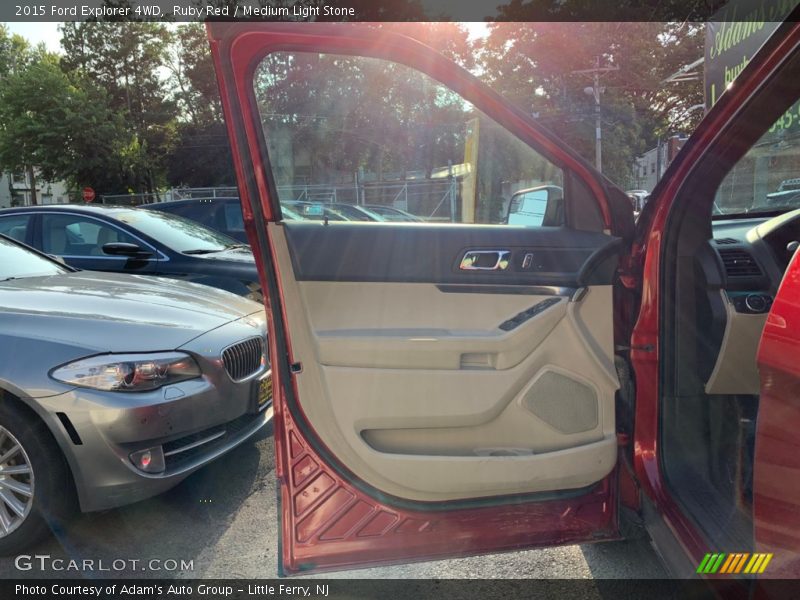 Ruby Red / Medium Light Stone 2015 Ford Explorer 4WD