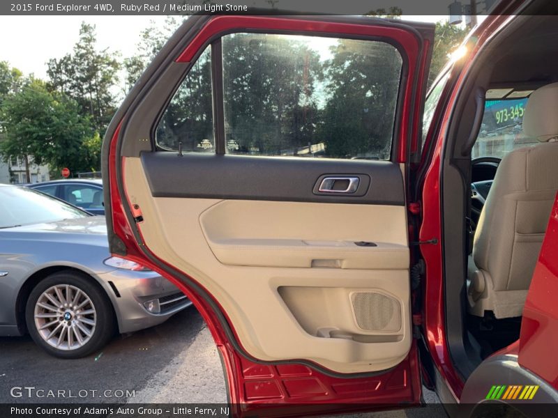 Ruby Red / Medium Light Stone 2015 Ford Explorer 4WD