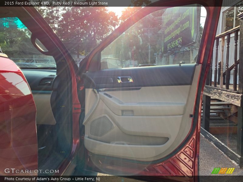 Ruby Red / Medium Light Stone 2015 Ford Explorer 4WD