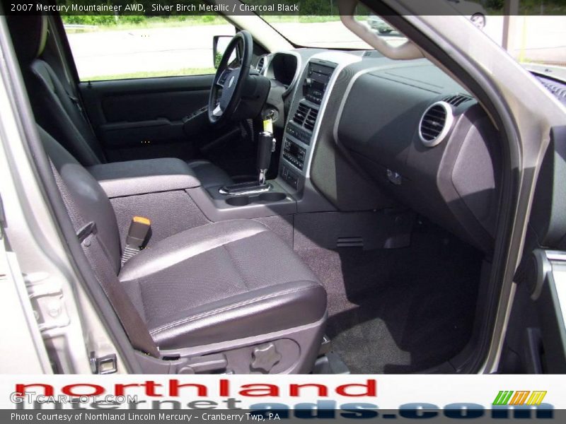 Silver Birch Metallic / Charcoal Black 2007 Mercury Mountaineer AWD