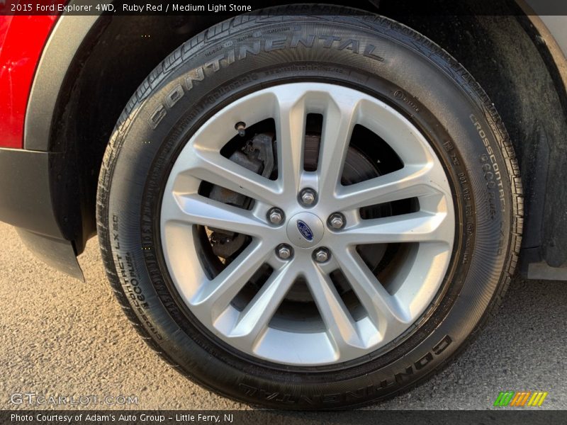 Ruby Red / Medium Light Stone 2015 Ford Explorer 4WD