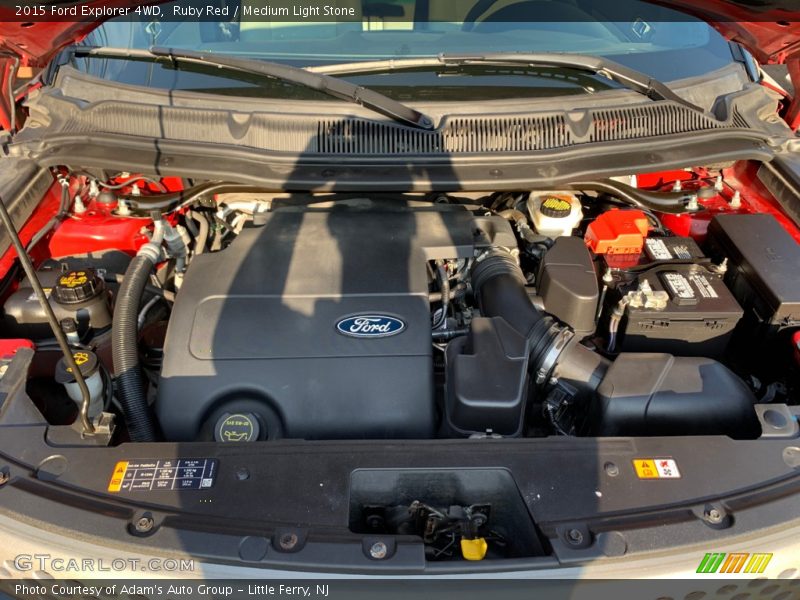 Ruby Red / Medium Light Stone 2015 Ford Explorer 4WD