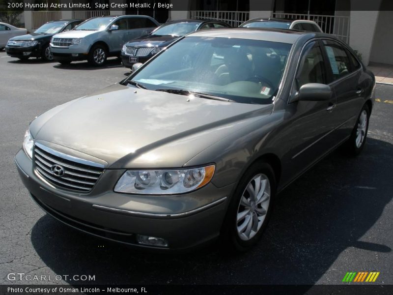 Sage Green Metallic / Beige 2006 Hyundai Azera Limited