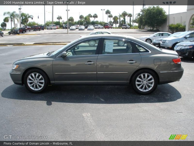 Sage Green Metallic / Beige 2006 Hyundai Azera Limited