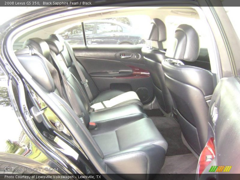 Black Sapphire Pearl / Black 2008 Lexus GS 350