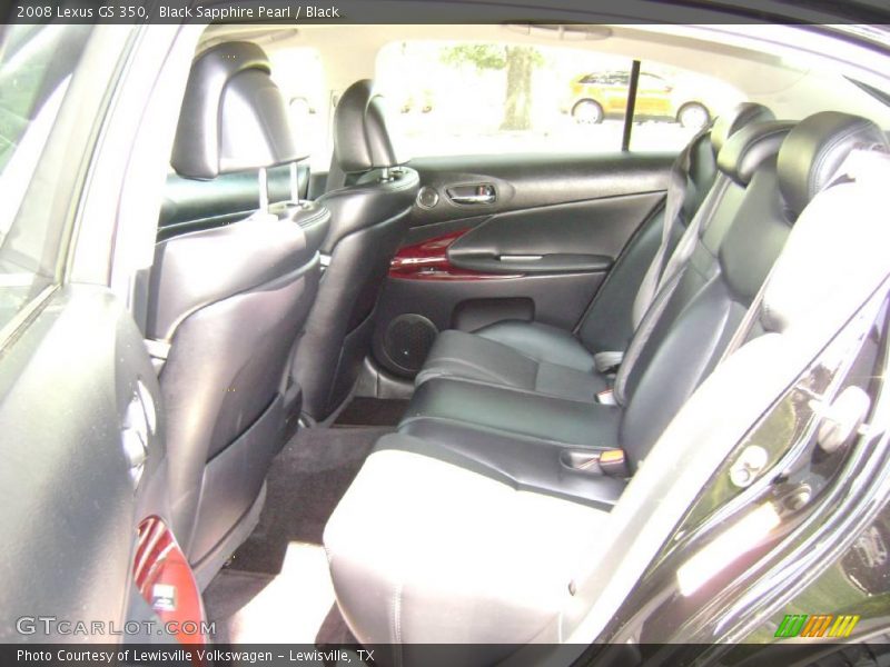Black Sapphire Pearl / Black 2008 Lexus GS 350