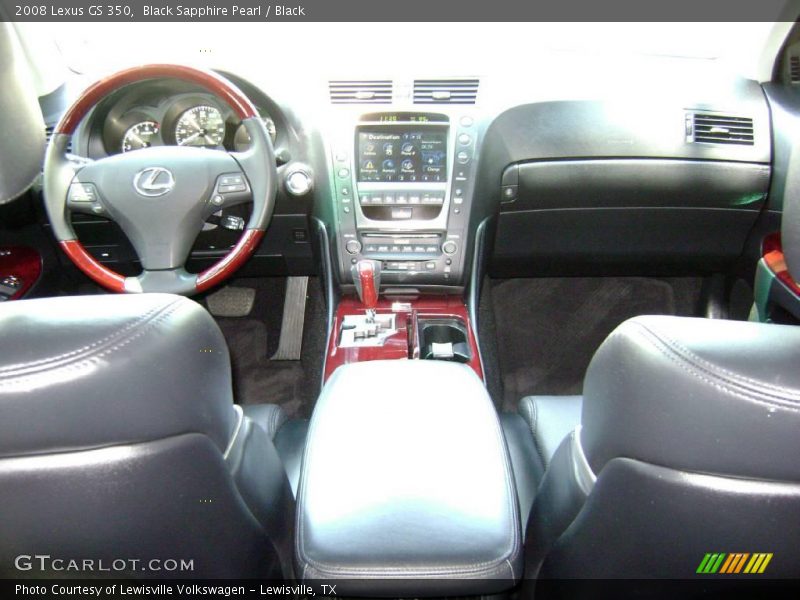 Black Sapphire Pearl / Black 2008 Lexus GS 350