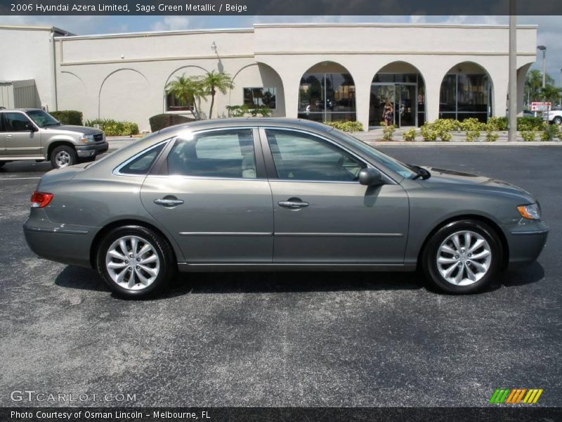 Sage Green Metallic / Beige 2006 Hyundai Azera Limited