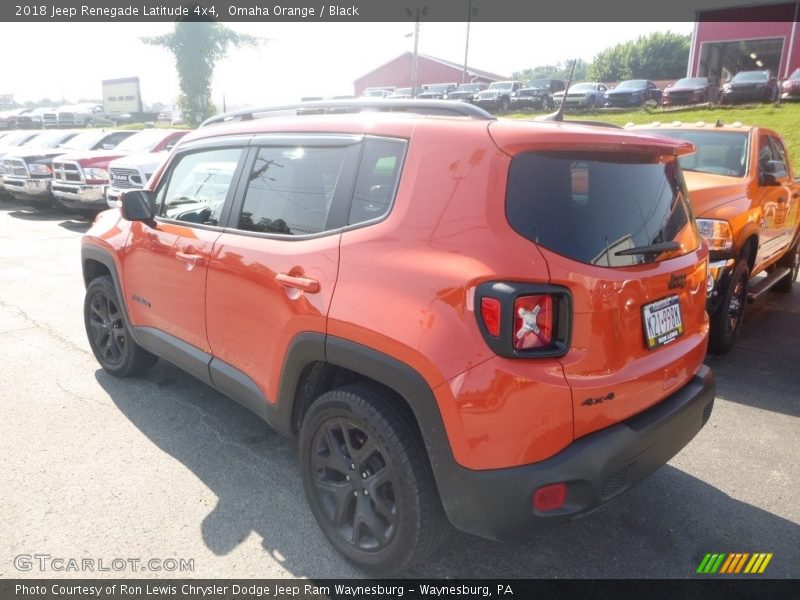 Omaha Orange / Black 2018 Jeep Renegade Latitude 4x4