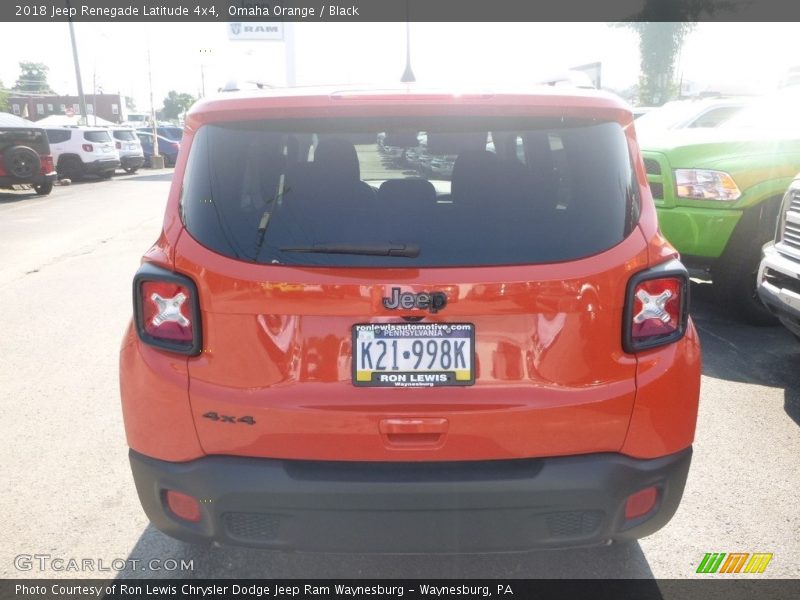 Omaha Orange / Black 2018 Jeep Renegade Latitude 4x4