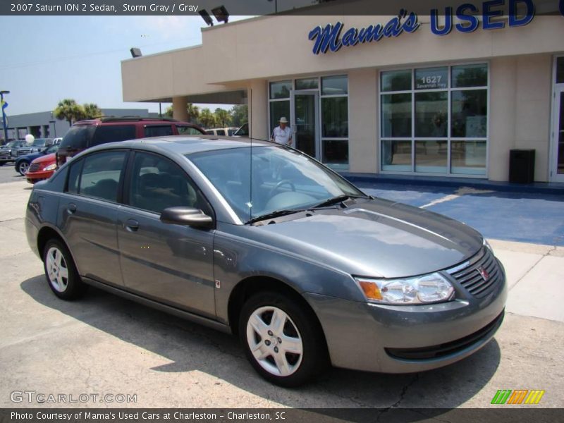 Storm Gray / Gray 2007 Saturn ION 2 Sedan