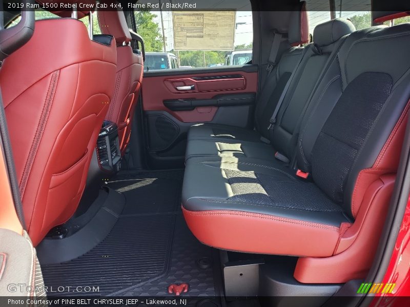 Flame Red / Black/Red 2019 Ram 1500 Rebel Crew Cab 4x4