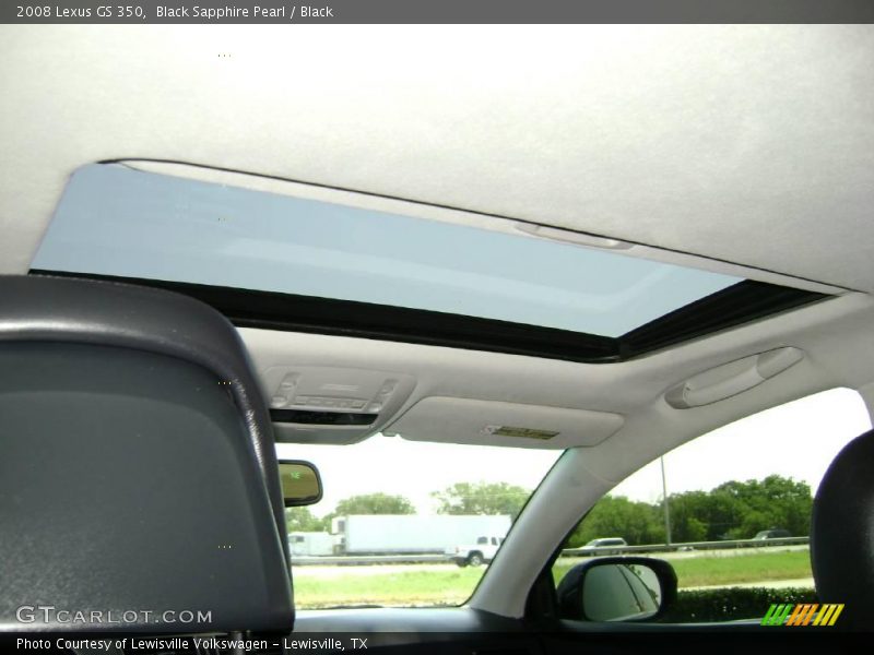 Black Sapphire Pearl / Black 2008 Lexus GS 350
