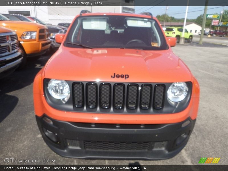 Omaha Orange / Black 2018 Jeep Renegade Latitude 4x4