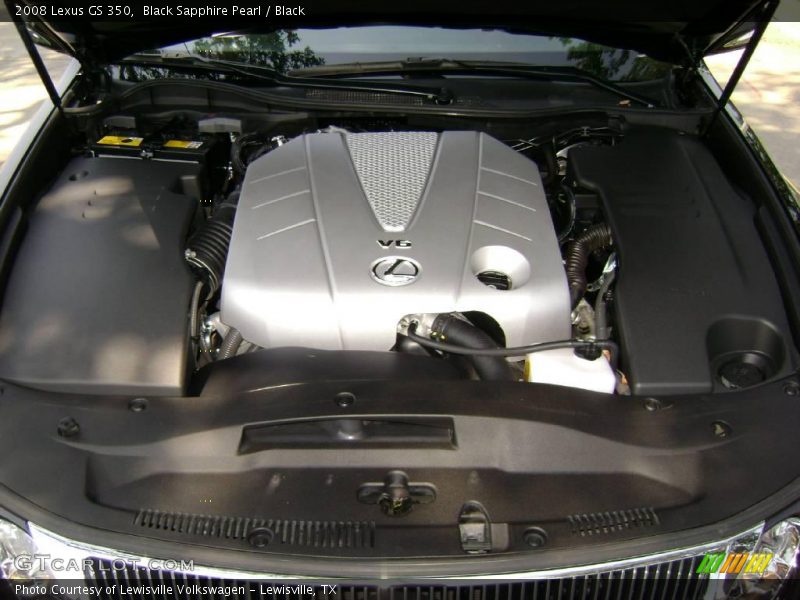 Black Sapphire Pearl / Black 2008 Lexus GS 350
