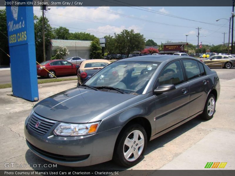 Storm Gray / Gray 2007 Saturn ION 2 Sedan