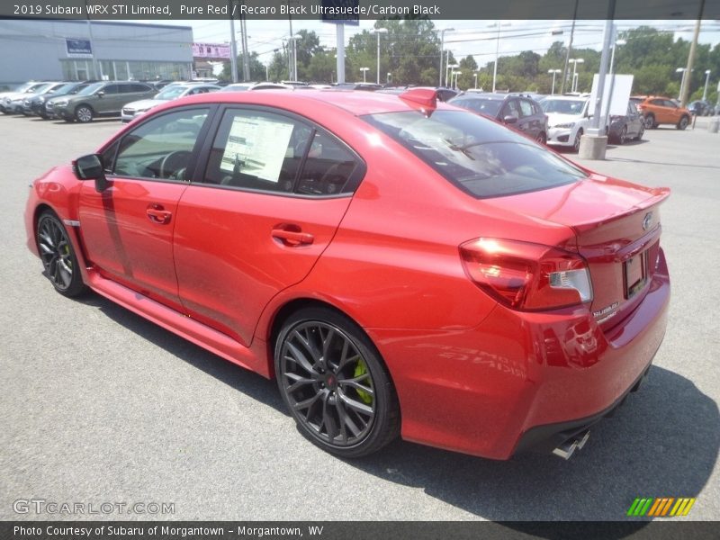  2019 WRX STI Limited Pure Red