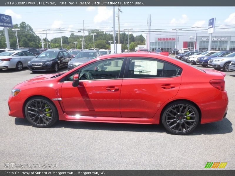  2019 WRX STI Limited Pure Red