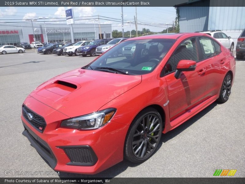  2019 WRX STI Limited Pure Red