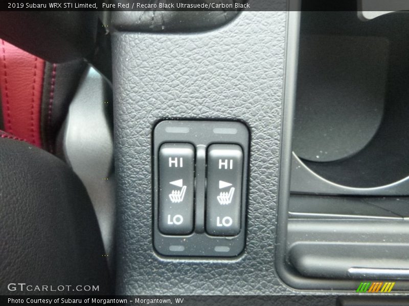 Controls of 2019 WRX STI Limited