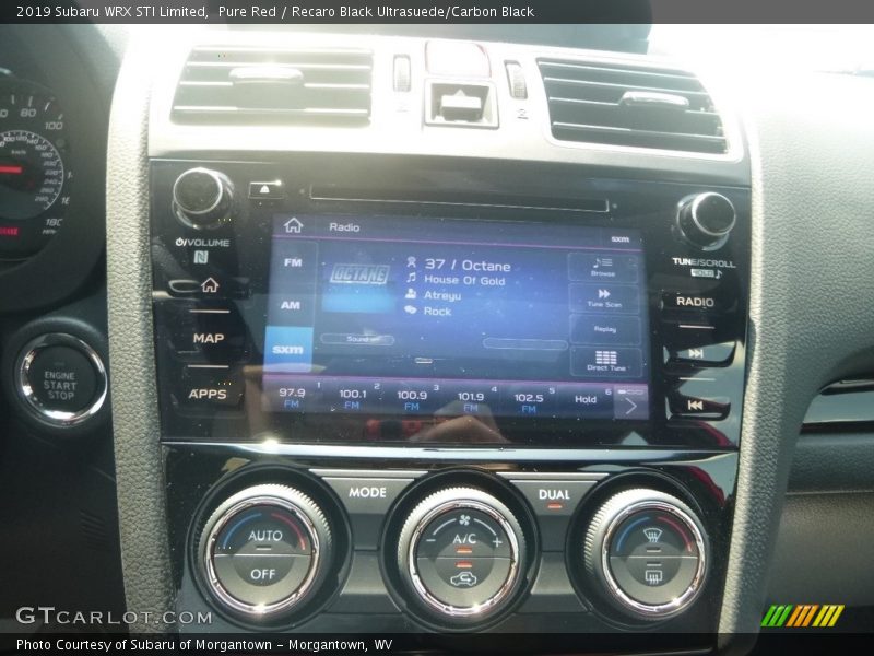 Controls of 2019 WRX STI Limited