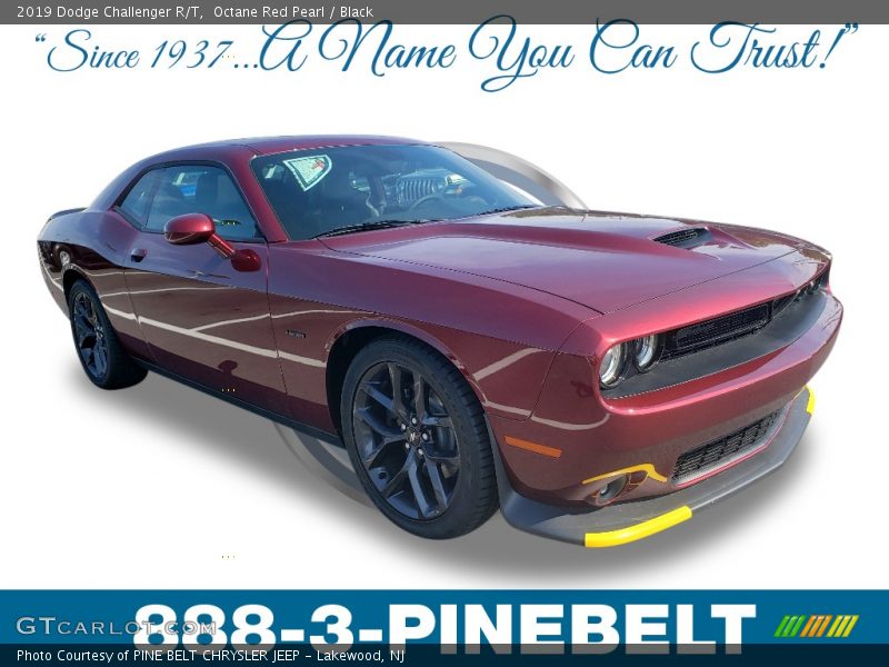 Octane Red Pearl / Black 2019 Dodge Challenger R/T