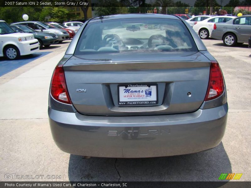Storm Gray / Gray 2007 Saturn ION 2 Sedan