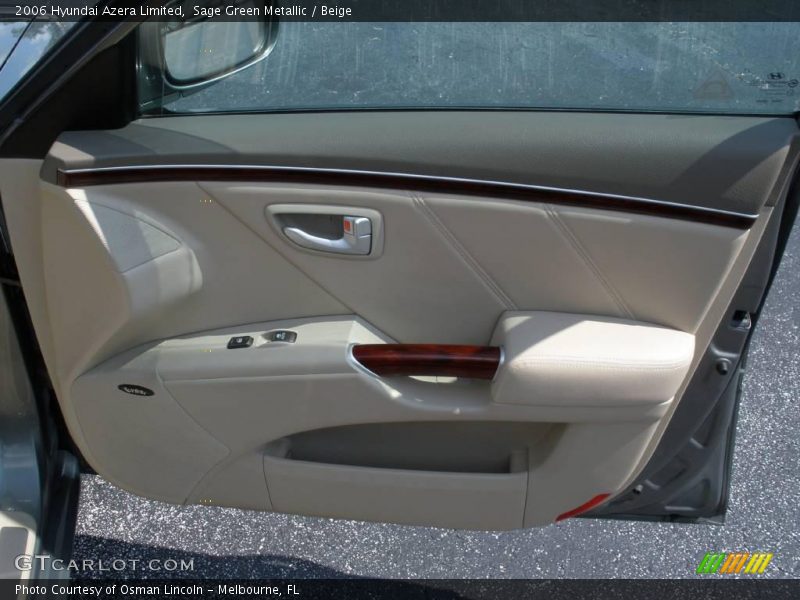 Sage Green Metallic / Beige 2006 Hyundai Azera Limited
