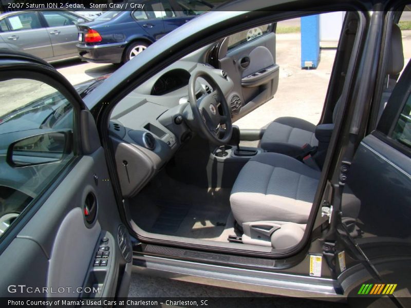 Storm Gray / Gray 2007 Saturn ION 2 Sedan